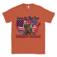 Copper home of the free because of the brave Classic Tee - Zillion Design Studio