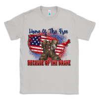 Moon Dust home of the free because of the brave Classic Tee - Zillion Design Studio