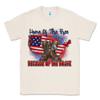 Natural home of the free because of the brave Classic Tee - Zillion Design Studio