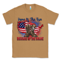 Home Of The Free Because Of The Brave Classic Tee | Teevron