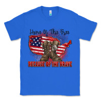 True Royal home of the free because of the brave Classic Tee - Zillion Design Studio