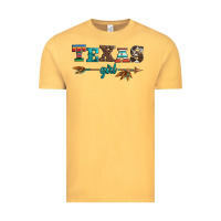 Vintage Mustard texas girl serape turquoise leopard cowhide arrow Vintage Tee - Artiststas