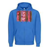 True Royal valentine's day love brushstrokes Zipper Hoodie - RanaPortraitStore