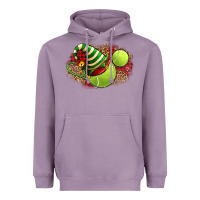 Lavender Tennis Christmas With Racket And Hat Heavyweight Hoodie - FaDigitalArtStudio