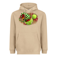 Mushroom Tennis Christmas With Racket And Hat Heavyweight Hoodie - FaDigitalArtStudio