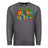 Charcoal Heather puerto rico Premium Sweatshirt - AdoDesignShop