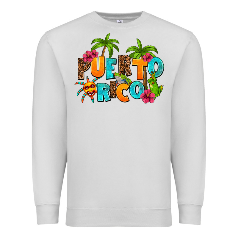 Puerto Rico Premium Sweatshirt by AdoDesignShop | Teevron