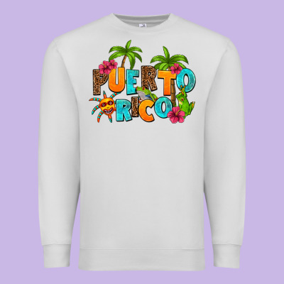 Puerto Rico Premium Sweatshirt Designed By Adodesignshop