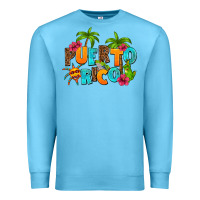 Ocean Blue puerto rico Premium Sweatshirt - AdoDesignShop