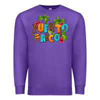 Purple puerto rico Premium Sweatshirt - AdoDesignShop