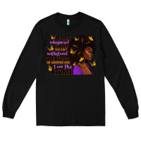 Black They whispered to her afro woman Long Sleeve Tee - RanaPortraitStore
