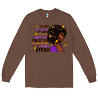 Chestnut They whispered to her afro woman Long Sleeve Tee - RanaPortraitStore