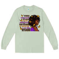 Matcha They whispered to her afro woman Long Sleeve Tee - RanaPortraitStore