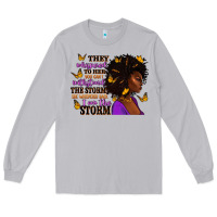 Moon Dust They whispered to her afro woman Long Sleeve Tee - RanaPortraitStore