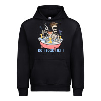 Black do i look like i give a duck Urban Hoodie - MaliasSmallBusiness