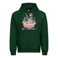 Forest Green do i look like i give a duck Urban Hoodie - MaliasSmallBusiness