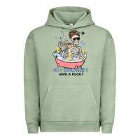 Pigment Oil Green do i look like i give a duck Urban Hoodie - MaliasSmallBusiness