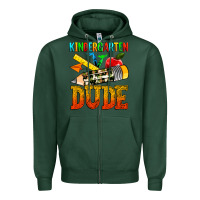 Sports Green kindergarten dude Zipper Hoodie - texasbilliewilder