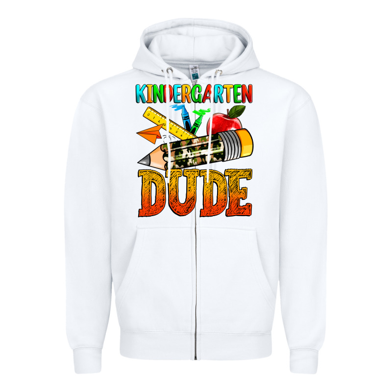 Kindergarten Dude Zipper Hoodie by texasbilliewilder | Teevron
