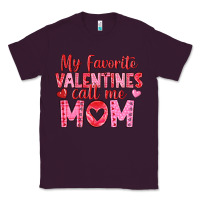 Plum my favorite valentine call me mom Classic Tee - texasbilliewilder