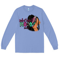 Colony Blue Unbothered mood 24:7 Long Sleeve Tee - RanaPortraitStore