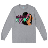 Heather Grey Unbothered mood 24:7 Long Sleeve Tee - RanaPortraitStore