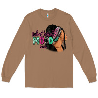 Toasted Coconut Unbothered mood 24:7 Long Sleeve Tee - RanaPortraitStore