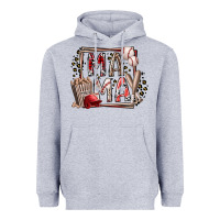 Heather Grey mama baseball Heavyweight Hoodie - RacoonDesign