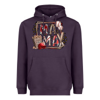 Plum mama baseball Heavyweight Hoodie - RacoonDesign