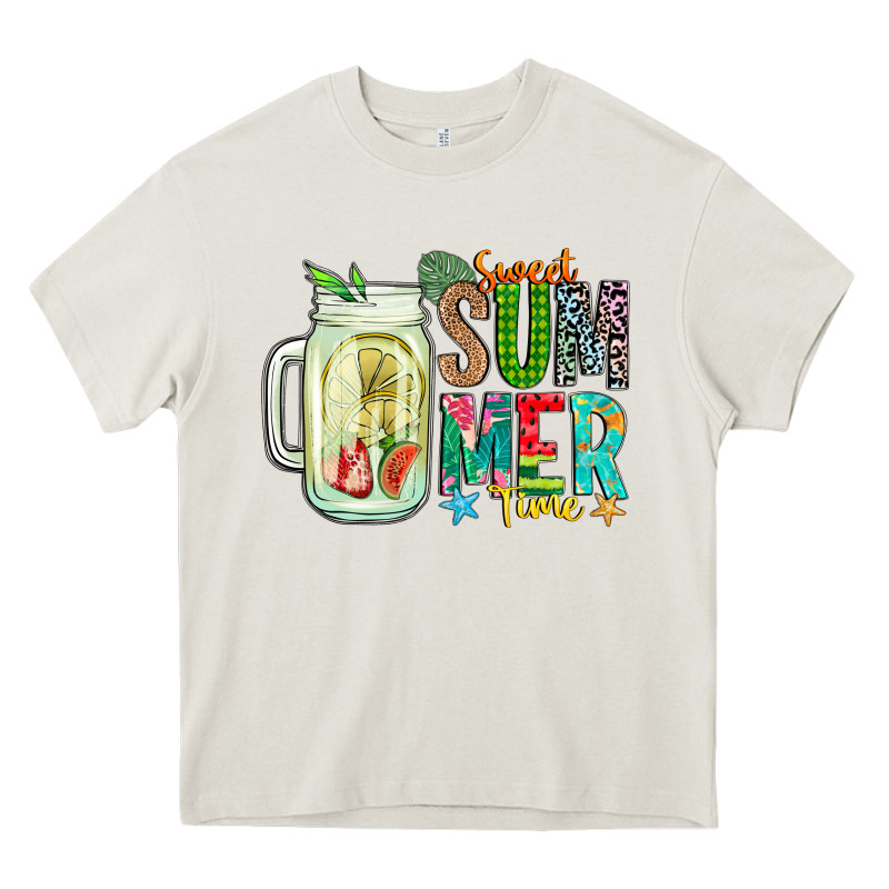 Sweet Summer Time Heavy Core Tee by CowhideDigitalArt | Teevron