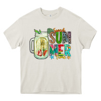 Cream sweet summer time Heavy Core Tee - CowhideDigitalArt