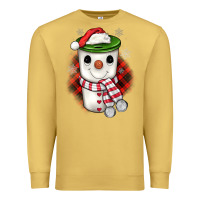 Antique Gold Christmas snowman coffee Premium Sweatshirt - JahusDesignShop