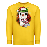 Lemon Christmas snowman coffee Premium Sweatshirt - JahusDesignShop