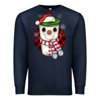 Navy Christmas snowman coffee Premium Sweatshirt - JahusDesignShop
