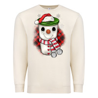 Christmas Snowman Coffee Premium Sweatshirt | Teevron