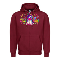 Kindergarten We Are Done 1st Here We Come With Unicorn Zipper Hoodie | Teevron