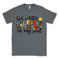 Charcoal Heather got a little cajun in my soul Classic Tee - texasbilliewilder
