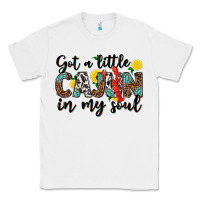 White got a little cajun in my soul Classic Tee - texasbilliewilder