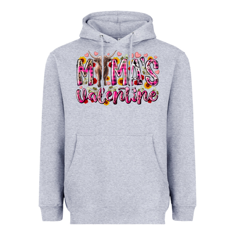 Mama Is Valentine Heavyweight Hoodie by RacoonDesign | Teevron