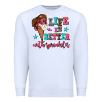White life is better with sprinkles Premium Sweatshirt - AdoDesignShop