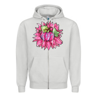Dove Grey sunflower pumpkin breast cancer Zipper Hoodie - Zillion Design Studio
