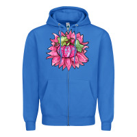 True Royal sunflower pumpkin breast cancer Zipper Hoodie - Zillion Design Studio