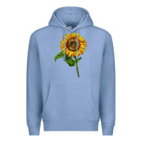 Colony Blue mammoth sunflower Premium Hoodie - LillyAllenDesigns