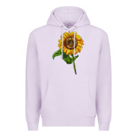 Lilac mammoth sunflower Premium Hoodie - LillyAllenDesigns