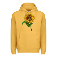 Mustard mammoth sunflower Premium Hoodie - LillyAllenDesigns