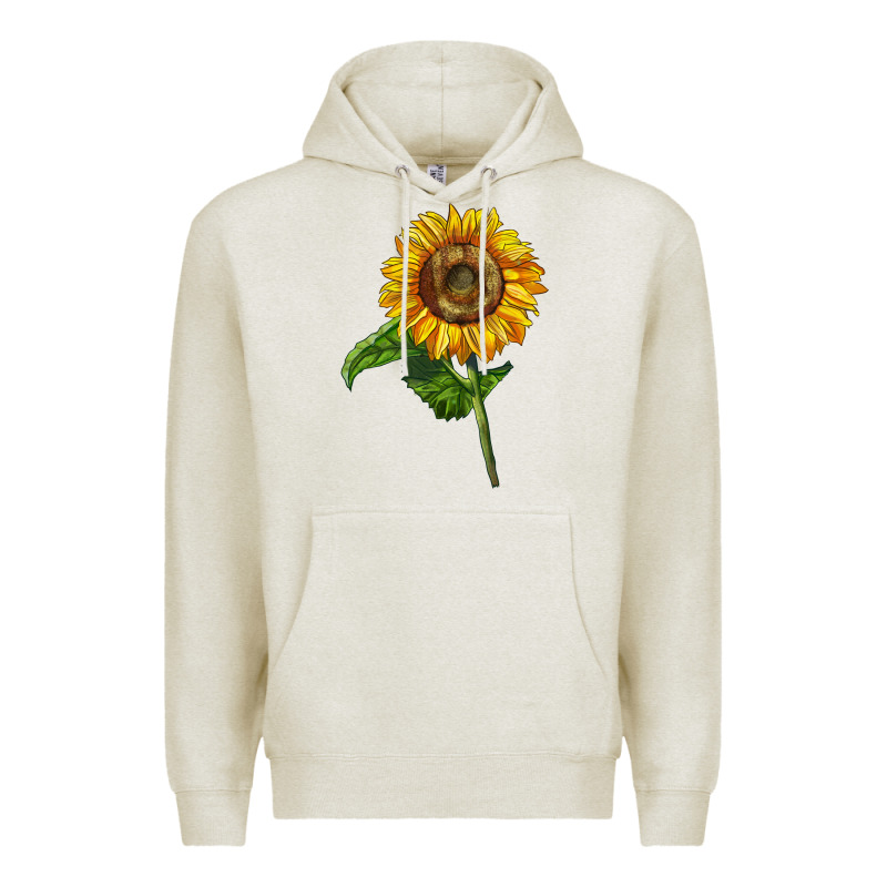 Mammoth Sunflower Premium Hoodie by LillyAllenDesigns | Teevron