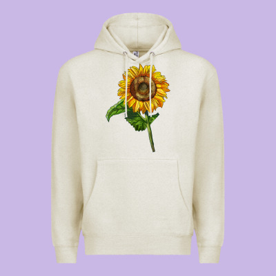 Mammoth Sunflower Premium Hoodie Designed By Lillyallendesigns
