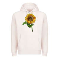 Pale Pink mammoth sunflower Premium Hoodie - LillyAllenDesigns