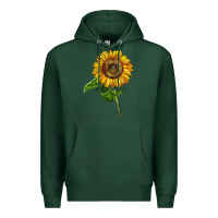 Sports Green mammoth sunflower Premium Hoodie - LillyAllenDesigns