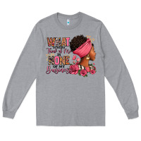 Heather Grey What other think of me is none of my business afro Long Sleeve Tee - RanaPortraitStore
